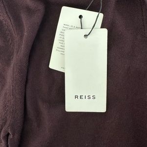 NWT Reiss Men’s Blackhall Merino Wool Zip Sweater